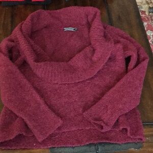 Peruvian Connection Long Sleeve Cowl Neck Sweater Size S.